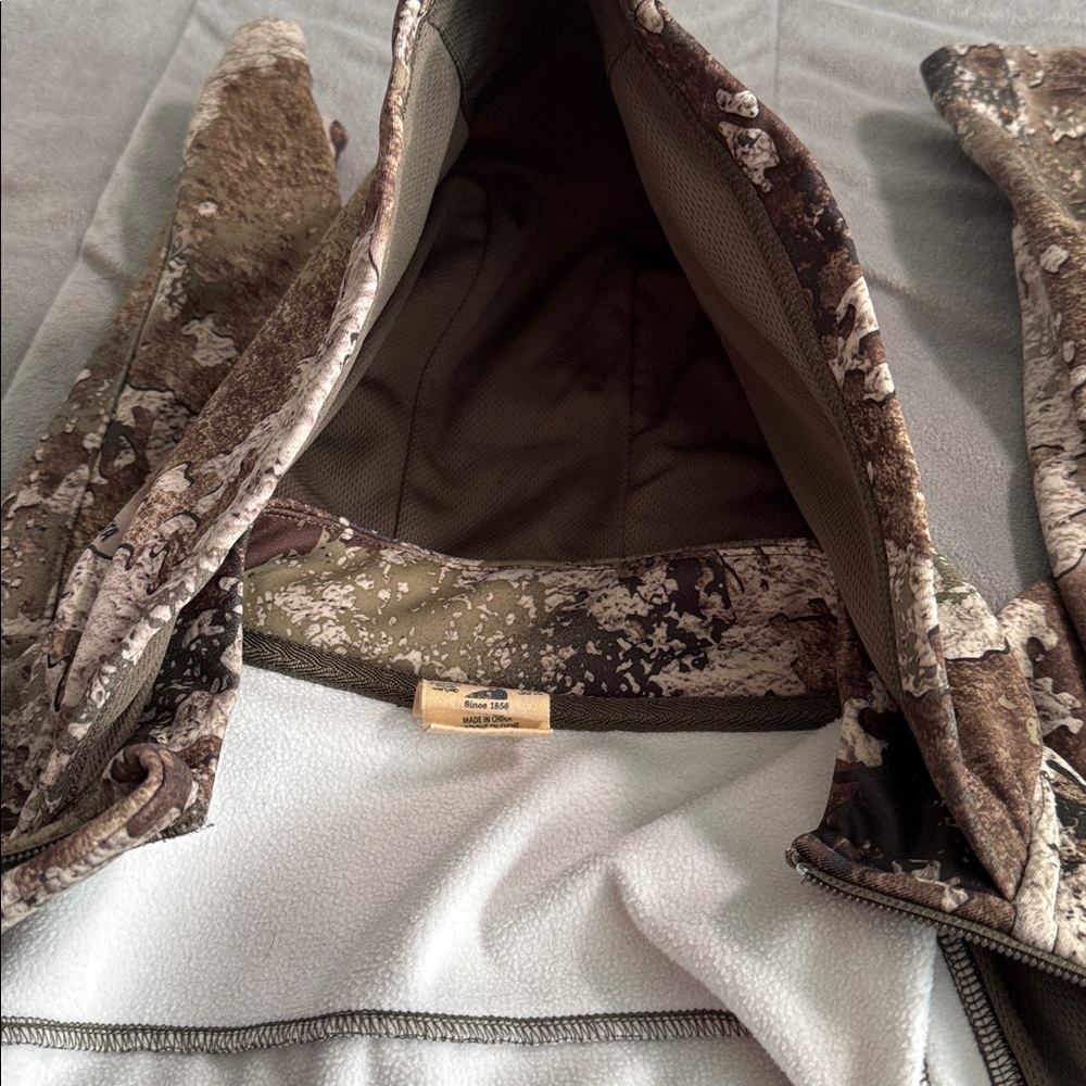 RedHead Kids Camo Strata Hoodie - Brown, Green, Tan Sz L - Picture 6 of 12